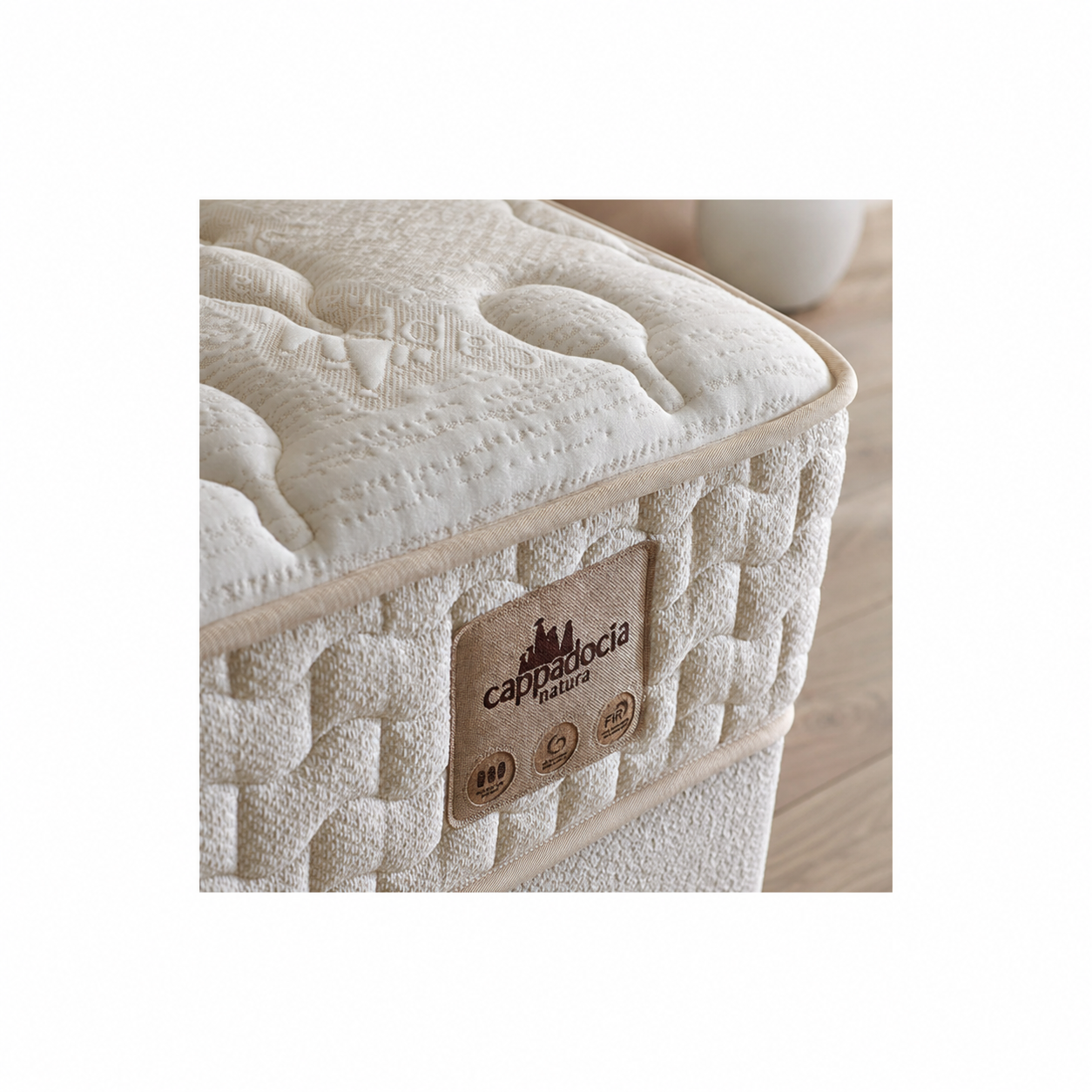 BAMBI - Ensemble de lit tapissier H3 Cappadoce – Confort Ultime, Technologie Intelligente et Rangement Caché
