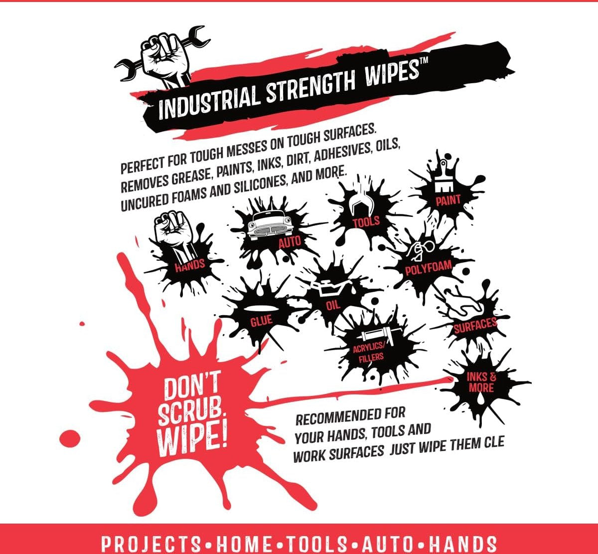 Zipy Industrial Wet Wipes