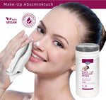 Lingettes humides nettoyantes Maquillage ZIPY - Lingettes visage - Formule acide hyaluronique - 55 pièces (19 x 16 cm)