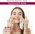 Lingettes humides nettoyantes Maquillage ZIPY - Lingettes visage - Formule acide hyaluronique - 55 pièces (19 x 16 cm)