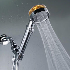 High Pressure Turbo Shower Head - Yellow