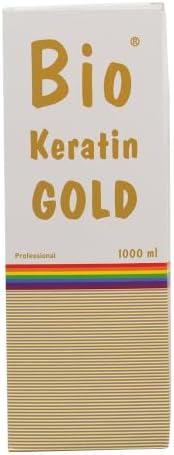 Bio Keratin Gold 1000 ml - Brazilian keratin straightening - professional hair care for smooth, shiny and healthy hair