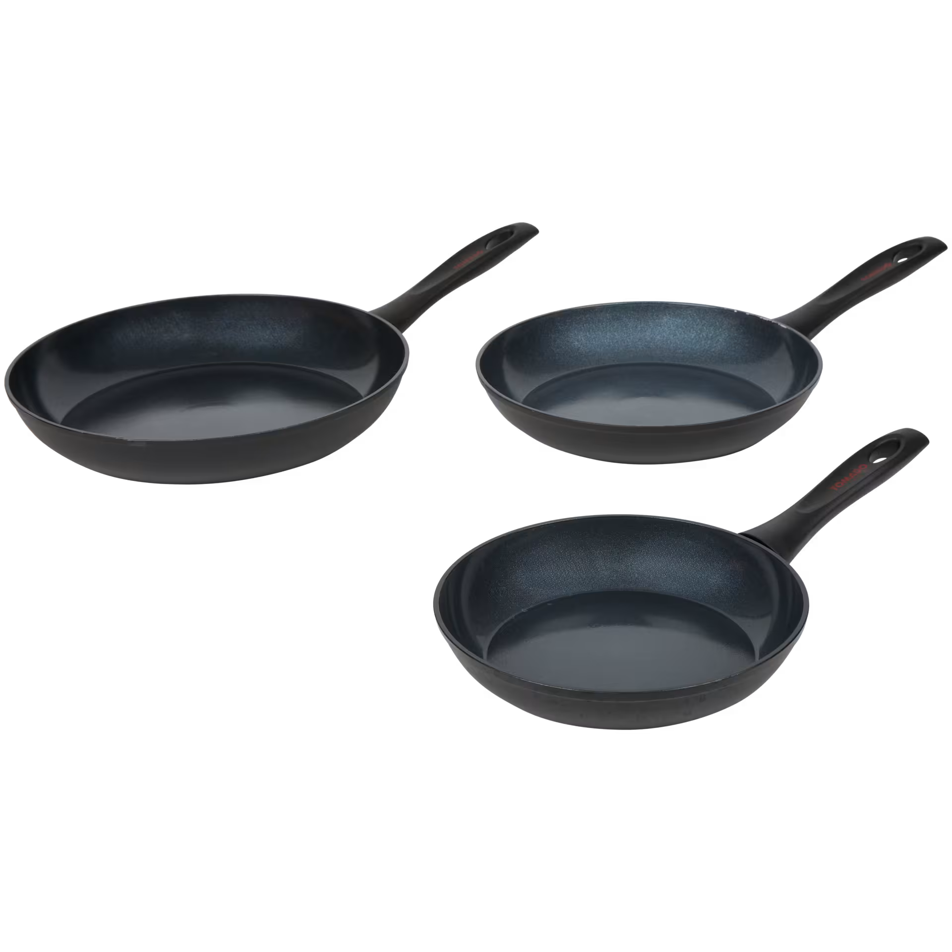 Poêles classiques - 3 pièces - Tailles : 20, 24, 28 cm
