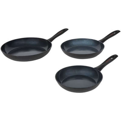 Classic Frying Pans - 3 Pcs - Sizes: 20, 24, 28 cm