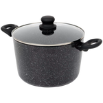 Ceramic Marble Soup Pot - 24 cm