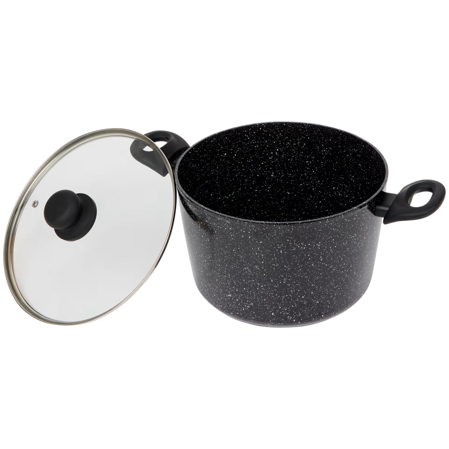 Ceramic Marble Soup Pot - 24 cm