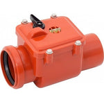 Plastic non-return valve with double rat protection (DN 110 mm)