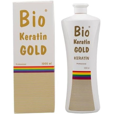 Bio Keratin Gold 1000 ml - Brazilian keratin straightening - professional hair care for smooth, shiny and healthy hair