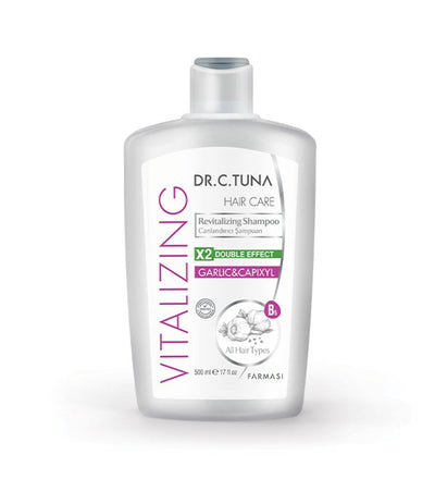 Farmasi Vitalising garlic shampoo 500 ml - protects against breakage and spills. Formula developed and enriched with garlic and capixy, 1108062