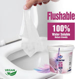 ZIPY Papier toilette humide lavable - Convient pour les adultes, les personnes âgées, les enfants et les animaux domestiques - Biodégradable - Lot de 82 (410 pièces)