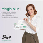 Sleepy Easy Clean 6 x 100 moist wipes (600 sheets in total)