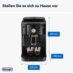 De'Longhi Magnifica S ECAM11.112.B Automatic Coffee Machine with Milk Frother - Bean to Cup Espresso Maker for Cappuccinos and Lattes