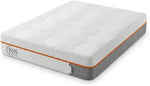 BSS Bedding Matelas Elite 22 cm – Matelas Mousse à Mémoire de Forme 7 Zones, Orthopédique, Soulage la Pression, Respirant et Antidérapant – Pour Dormeurs sur le Dos, le Côté et le Ventre