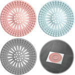 2-Pack Silicone Shower Drain Hair Catcher – Anti-Clog Bathtub & Sink Strainer, Reusable Floor Drain Cover