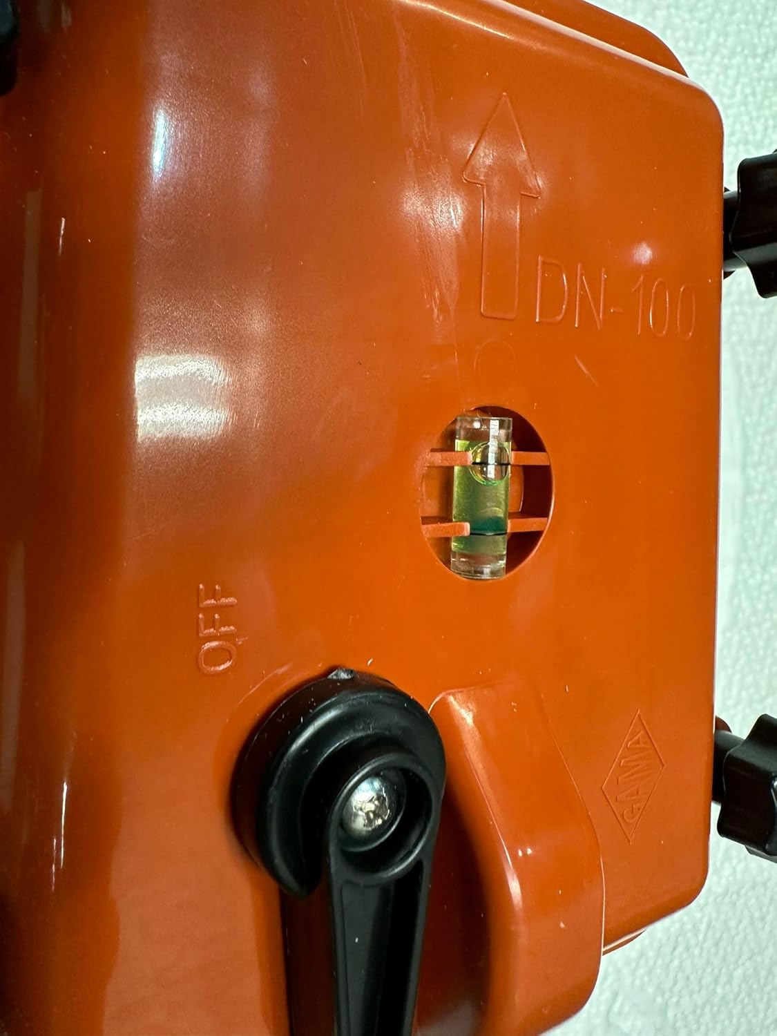 Plastic non-return valve with double rat protection (DN 110 mm)