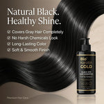 Shampoing Teinture Cheveux Noirs 400ml - Couverture 100% des Cheveux Gris en 5-10 Minutes, Résultats Professionnels & Qualité Salon, Couleur & Shampoing 2-en-1, Ne Tache Pas la Peau, Pour Hommes & Femmes