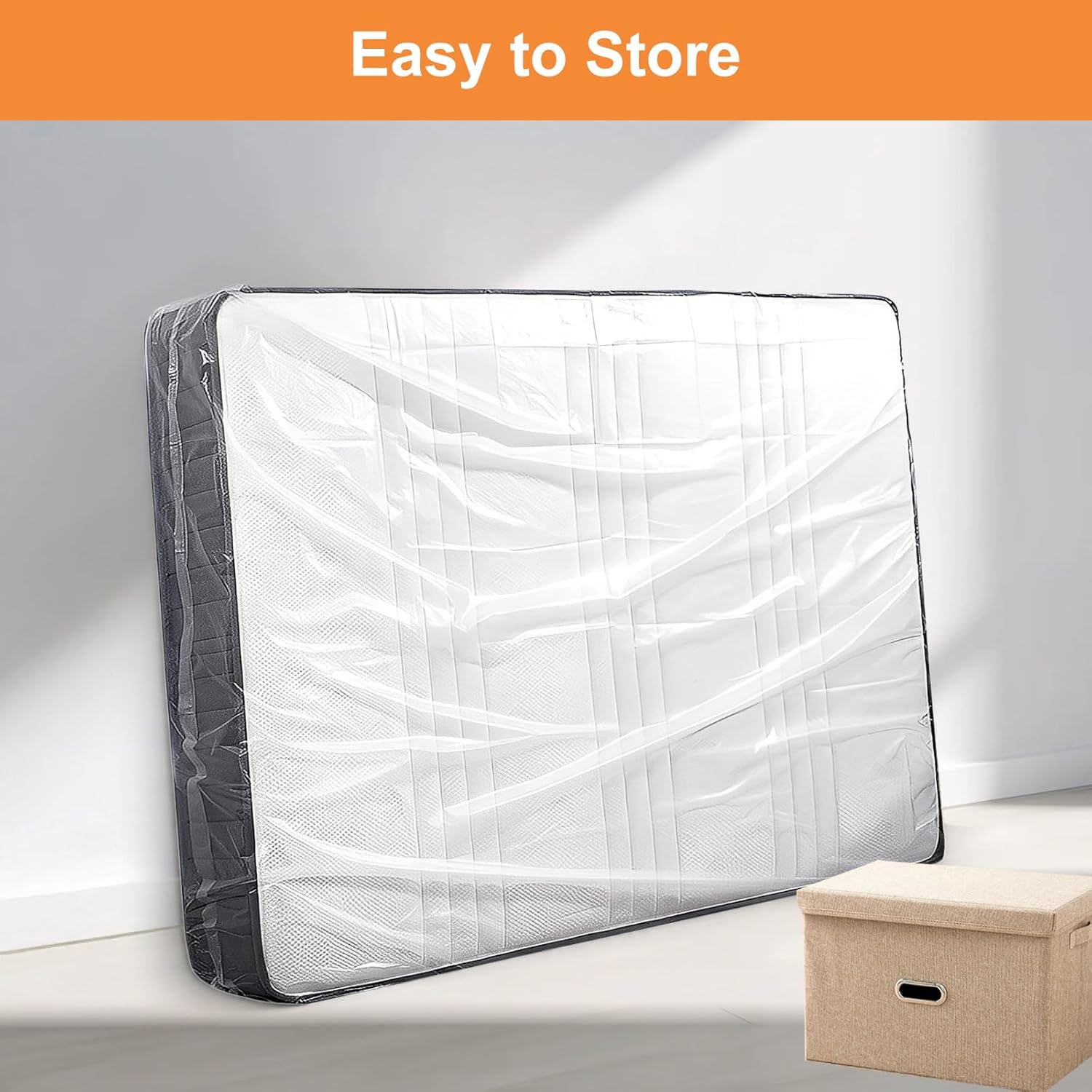 Matrass Cover, Storage Bag for Mattresses, Mattress Bag, Protective Cover, for Moving, Storage, Transport