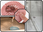 2-Pack Silicone Shower Drain Hair Catcher – Anti-Clog Bathtub & Sink Strainer, Reusable Floor Drain Cover