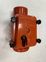 Plastic non-return valve with double rat protection (DN 110 mm)