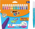 BIC Kids Flamastry Kid Color Baby 12 Pieces