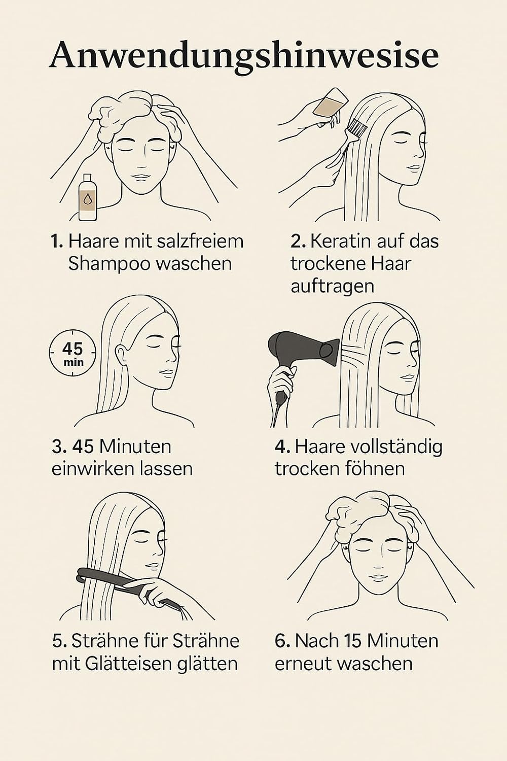 Bio Keratin Gold 1000 ml - Brazilian keratin straightening - professional hair care for smooth, shiny and healthy hair