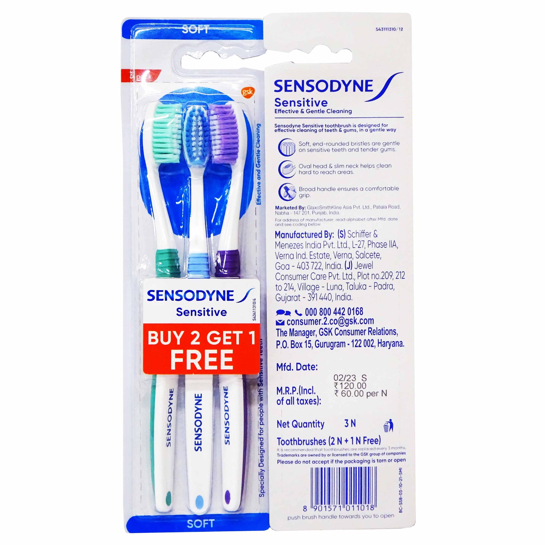 Vente en gros – Dentifrice et brosse à dents Sensodyne