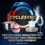 All-in-One Geschirrspülkapseln, Geschirrspültabs mit Salz, Klarspüler, Kalkschutz und Fettlösekraft, Geschirrspülkapseln – Fettlösekraft, Glas- und Kalkreinigung