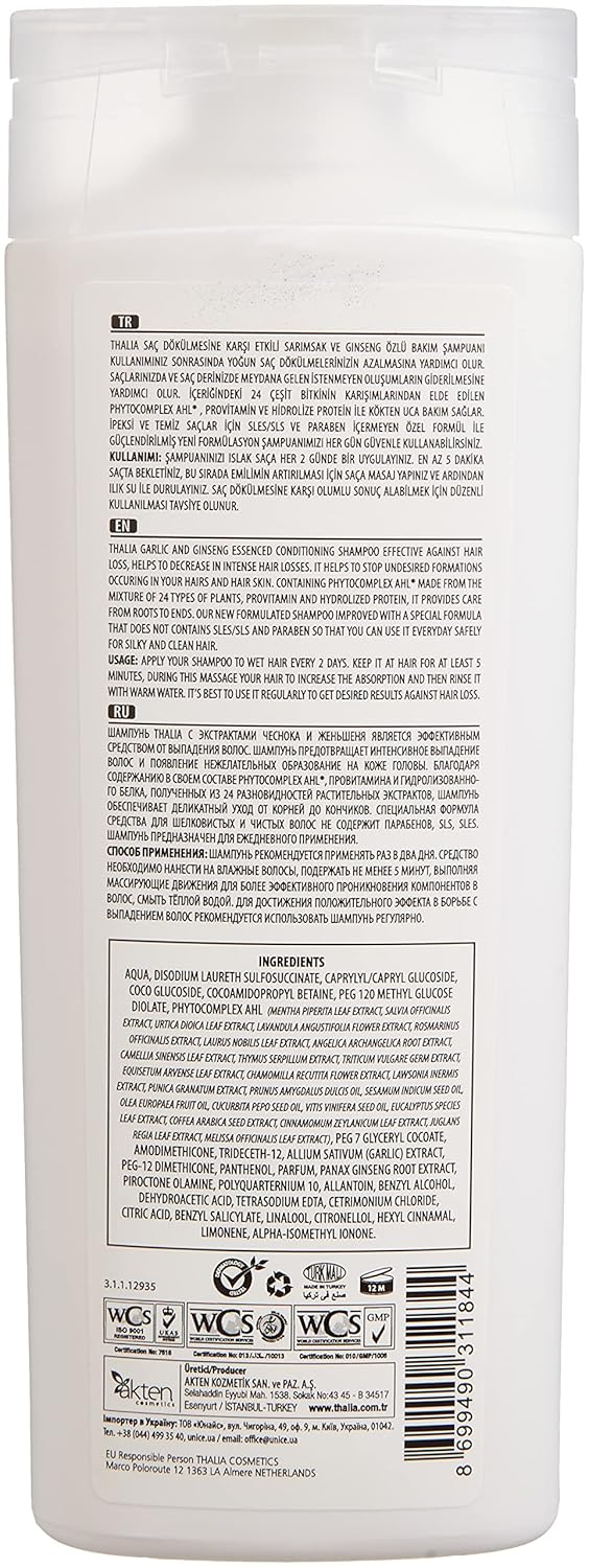 Thalia Ginseng Shampoo Anti-Hair Loss