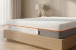BSS Bedding Matelas Elite 22 cm – Matelas Mousse à Mémoire de Forme 7 Zones, Orthopédique, Soulage la Pression, Respirant et Antidérapant – Pour Dormeurs sur le Dos, le Côté et le Ventre