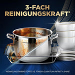 All-in-One Geschirrspülkapseln, Geschirrspültabs mit Salz, Klarspüler, Kalkschutz und Fettlösekraft, Geschirrspülkapseln – Fettlösekraft, Glas- und Kalkreinigung