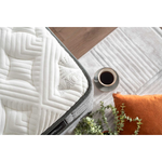 BAMBI - Ensemble Lit Sommier Boxspring Blacksand avec Rangement & Tête de Lit LED | Ensemble de Chambre Luxueux Premium