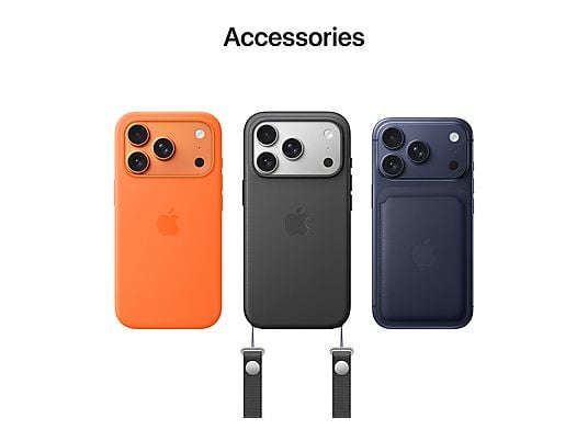 Apple iPhone 17 Pro 6.3 Inch Display with ProMotion up to 120 Hz, A19 Pro Chip, Breakthrough Battery Life, Pro Fusion Camera System with Centre Stage Front Camera