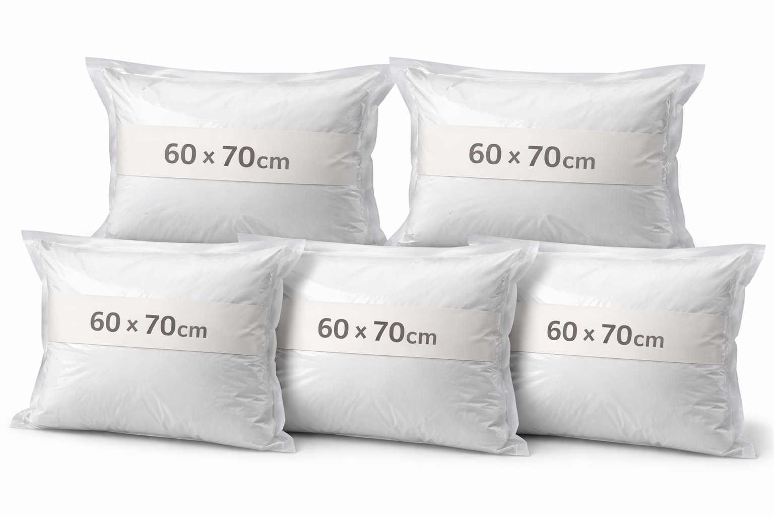 Microfiber Pillow - 60 x 70 cm - Pack of 5
