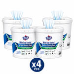 Lingettes nettoyantes pour surfaces parfumées au savon blanc Zipy (500 feuilles) XL 20x25 cm – Lingettes humides multi-surfaces, sans résidus, compatibles avec un balai, nettoyage hygiénique