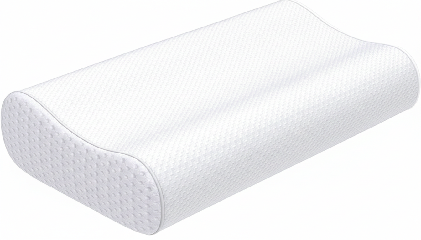 Oreiller à mémoire de forme - Conception ergonomique en sandwich avec hauteur réglable