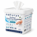 Naturyx Surface Cleaning Wipes (White Soap Scented) – All-Purpose Household & Professional Wipes – XXL Bucket (600 Sheets)