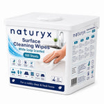 Naturyx Surface Cleaning Wipes (White Soap Scented) – All-Purpose Household & Professional Wipes – XXL Bucket (600 Sheets)