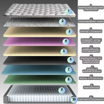 BAMBI - Magnasand Therapy Ensemble de lit Boxspring – Le Sommeil de Luxe Rencontre le Confort Thérapeutique - H3