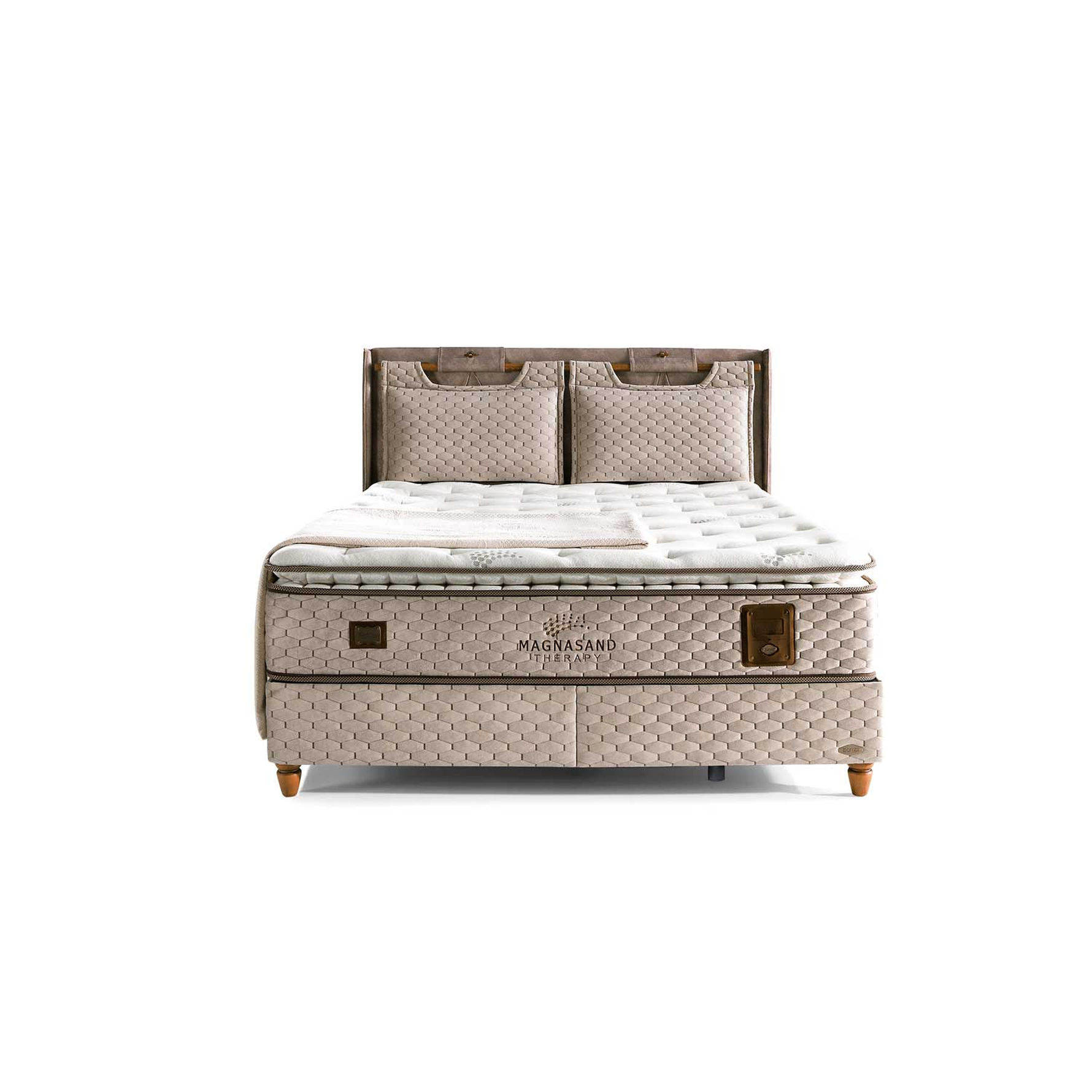 BAMBI - Magnasand Therapy Ensemble de lit Boxspring – Le Sommeil de Luxe Rencontre le Confort Thérapeutique - H3