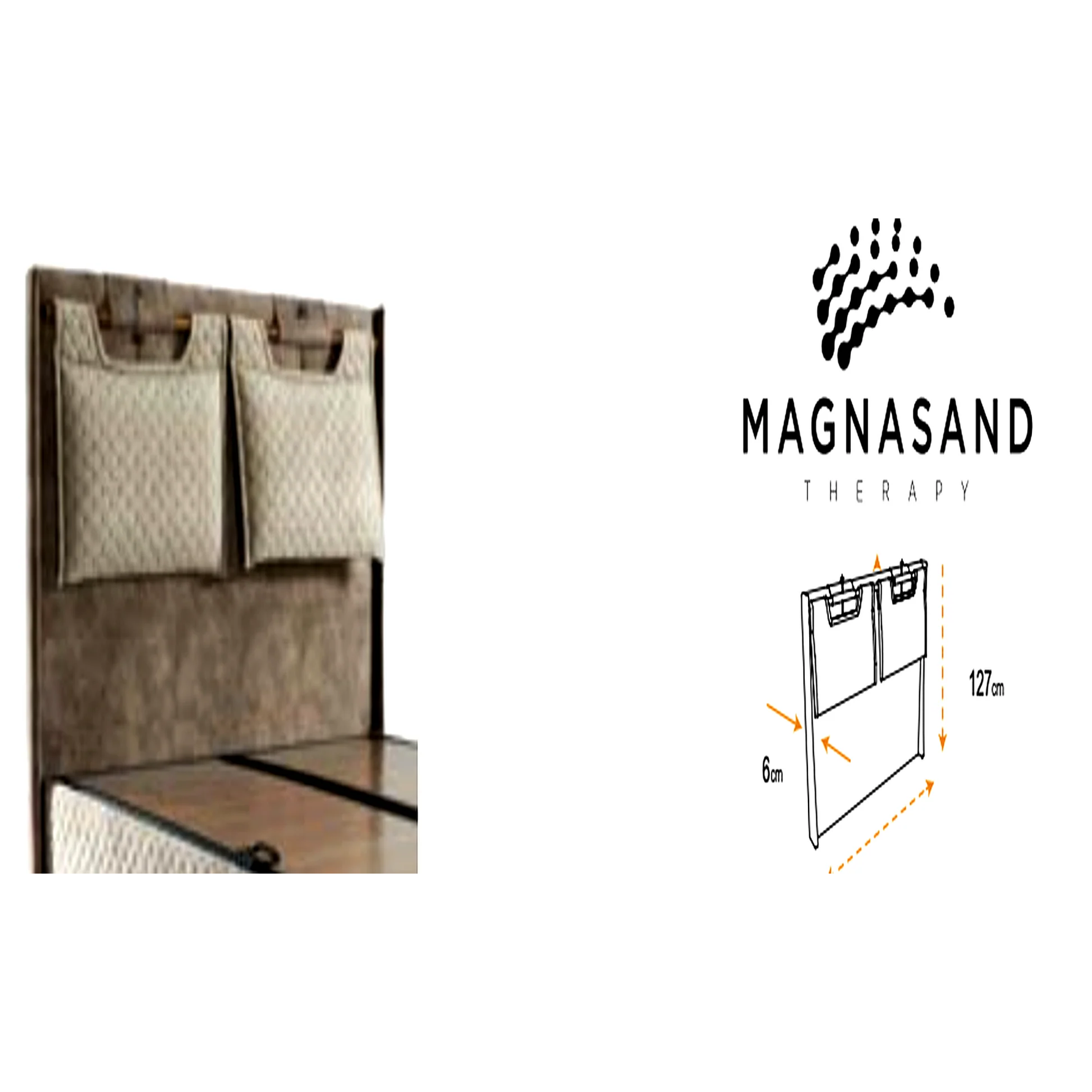 BAMBI - Magnasand Therapy Ensemble de lit Boxspring – Le Sommeil de Luxe Rencontre le Confort Thérapeutique - H3