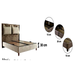 BAMBI - Magnasand Therapy Ensemble de lit Boxspring – Le Sommeil de Luxe Rencontre le Confort Thérapeutique - H3