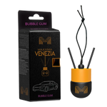 MAXXIMA VENEZIA Désodorisant de Voiture à Suspendre – Diffuseur de Parfum Décoratif avec Bâtonnets et Cordon – Désodorisant de Voiture Élégant pour Rétroviseur – Divers Parfums
