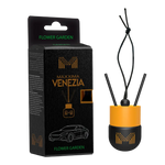 MAXXIMA VENEZIA Désodorisant de Voiture à Suspendre – Diffuseur de Parfum Décoratif avec Bâtonnets et Cordon – Désodorisant de Voiture Élégant pour Rétroviseur – Divers Parfums