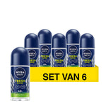 Nivea Men Deodorant - 48h Anti-Perspirant Protection - Pack of 6