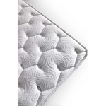 BAMBI - Ensemble de lit tapissier Golden Prime H3 – Lit de luxe avec rangement, matelas à ressorts ensachés premium et tête de lit rembourrée douce