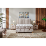 Bambi Kapok Naturel Boxspring Bed Set H3 with Storage, Headboard & Pocket Spring Mattress