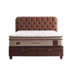 BAMBI - Matelas à ressorts ensachés Comfizone 33 cm – Fermeté réglable H2–H5, soutien orthopédique 7 zones