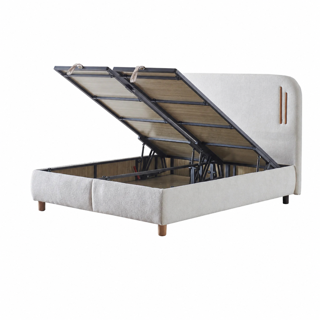 BAMBI Bohemela Boxspring Bed Set H3 | 7-Zone Mattress & Storage
