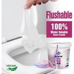 ZIPY Papier Toilette Humide Jetable (600 Lingettes) – Biodégradable, Sans Plastique, Soluble dans l'Eau, Doux pour les Peaux Sensibles – Pour Adultes, Enfants, Personnes Âgées et Animaux de Compagnie